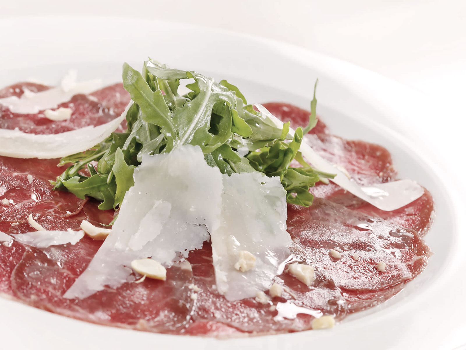 Carpaccio rucola e parmesan